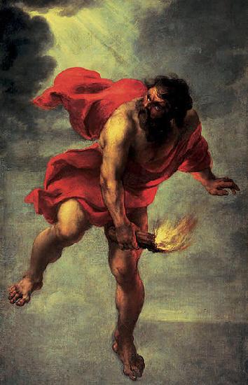 Jan Cossiers Prometheus Carrying Fire oil painting picture